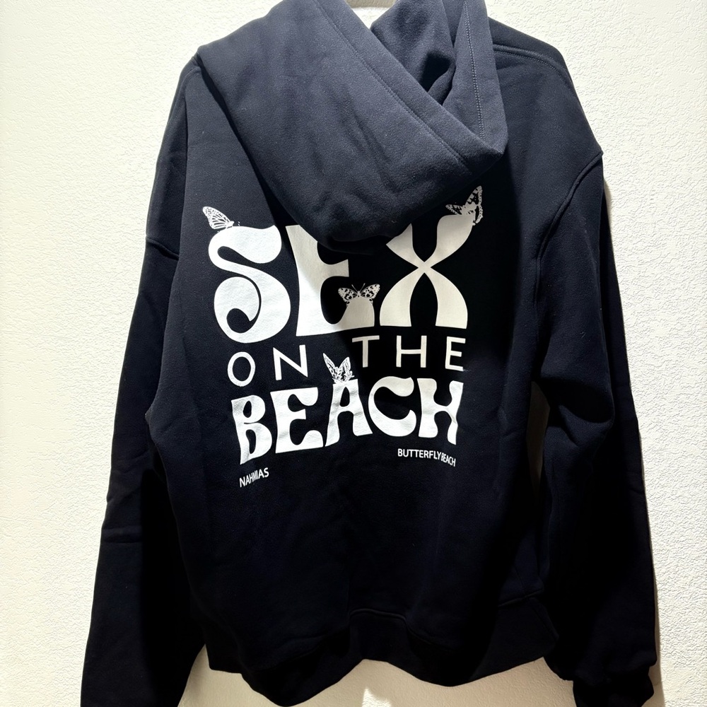 Nahmias Sex on the Beach Hoodie black size Lg New - Picture 2 of 11